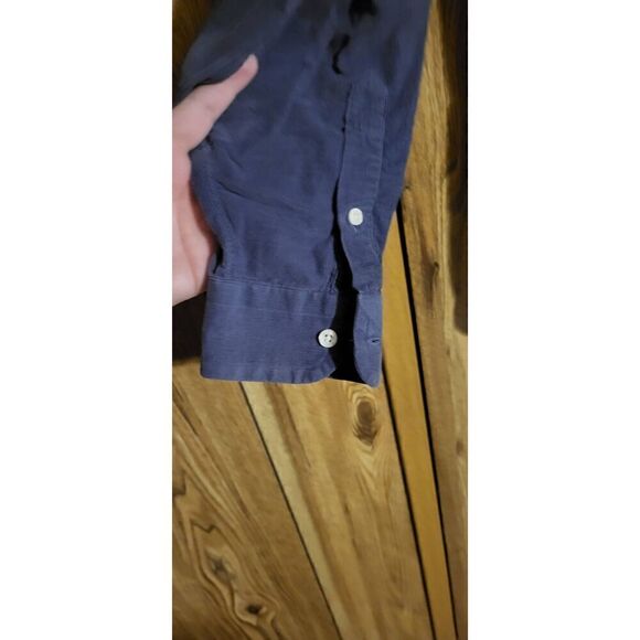 Daniel Cremieux grey corduroy button-down collard dress shirt - Picture 2 of 6